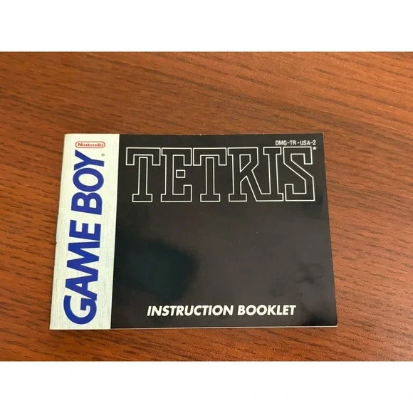 Tetris Instruction‎ Manual Booklet ONLY For The Nintendo GameBoy