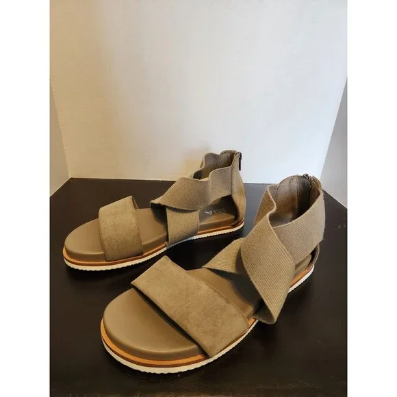Mia Valuna Elastic Band Sandal Brown Size 6