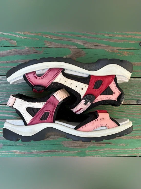 Ecco Women Sandals US 10 EU 41 Offroad Multicolor Outdoor Trail Hiking Shoes