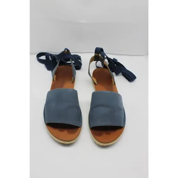 Lucky Brand‎ LK-Daytah Dark Chambray Blue Espadrille Sandals Shoes Size 9M