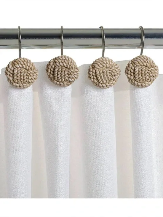 Better Homes & Gardens Nautical Beige Shower Hooks