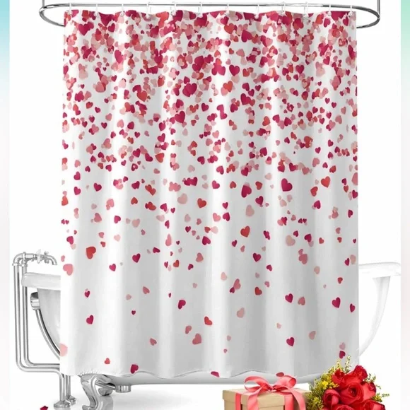 Valentines Shower Curtain