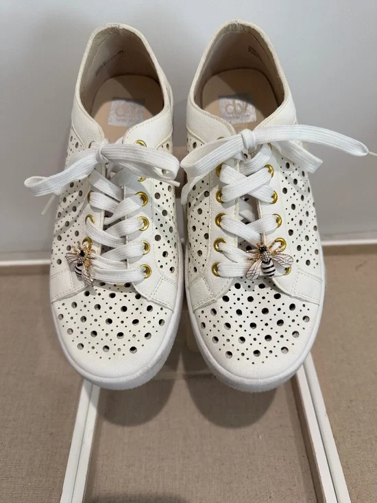 Dolce Vita White Leather Tennis shoes