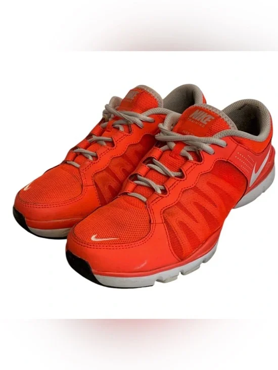 Nike Training Flex TR2 women’s 9 bright neon orange mesh running shoes
