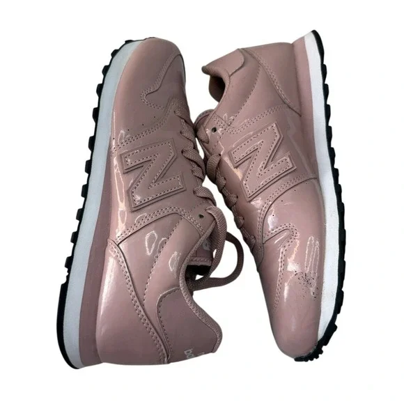 New Balance 500 Pink Patent Leather Lifestyle Sneakers Womens 7.5 NEW