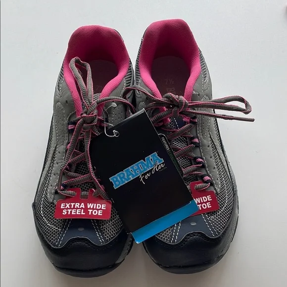 Brahma Sarah Steel Toe Shoes 7.5 NEW