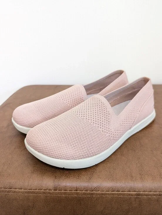 Altra Tokala 2 Pink Knit Slip On Recovery Shoes FootShape Toe Box