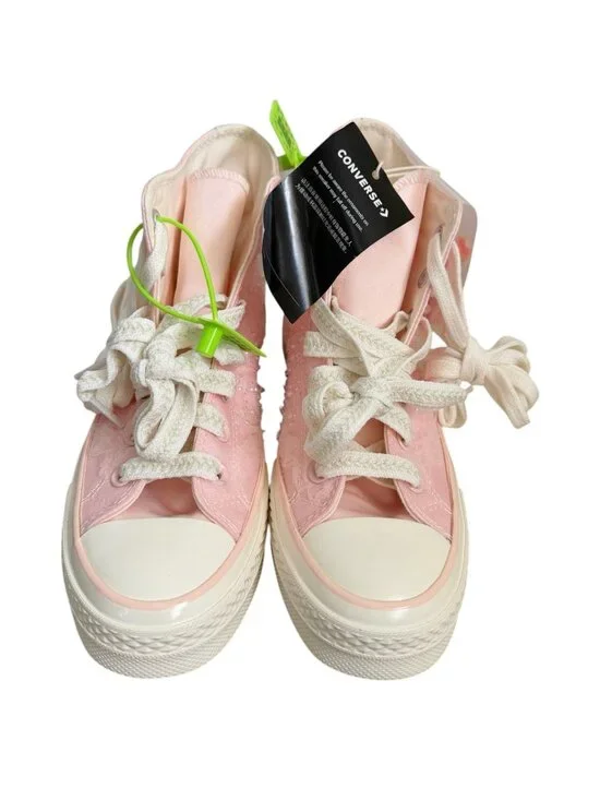 Converse Chuck 70 Peach Blossom Pink Sakura Pearl Lace High Top Sneakers Limited