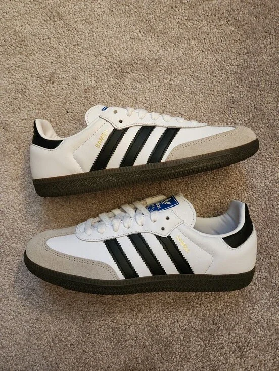 New Adidas Samba OG Sneakers Cloud White Core Black Gum IG9030 8