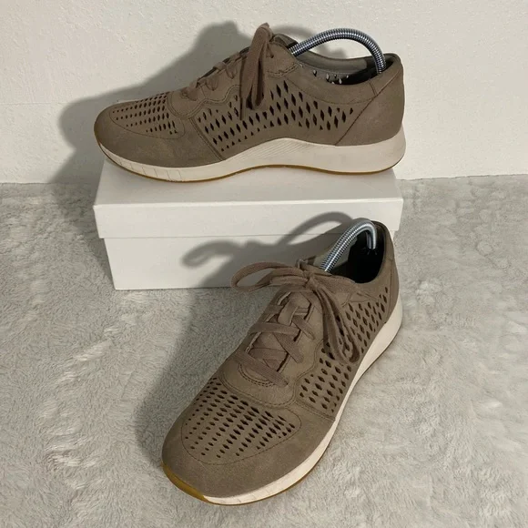 Dansko Charlie Walnut Suede Perforated Sneakers Size 42 EU (11.5-12US)