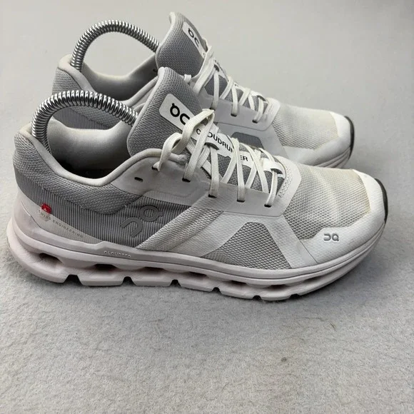 On Cloudrunner Shoes Womens Size 7.5 White CloudTec Running Sneakers Athletic