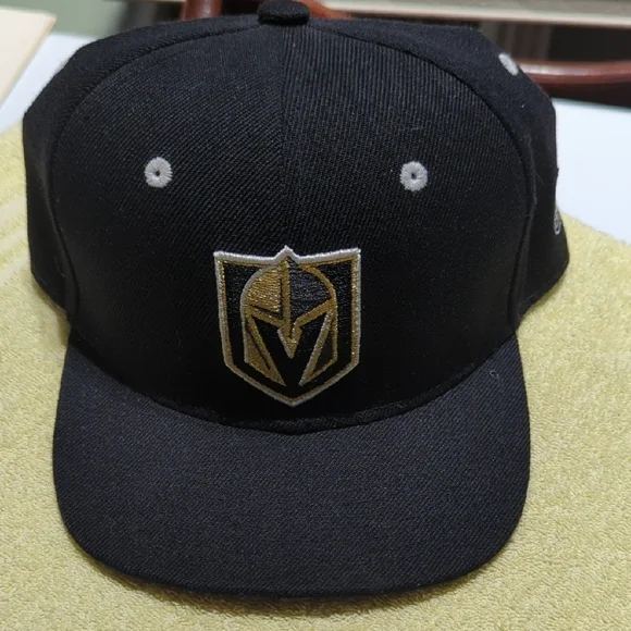 Black and Gold Vegas Golden Knights Logo Cap Youth!! New!!