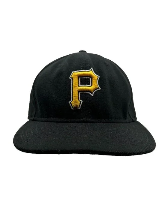 Pittsburgh Pirates New Era Cool Base 5950 6 3/8 Fitted Baseball Hat Cap USA Made