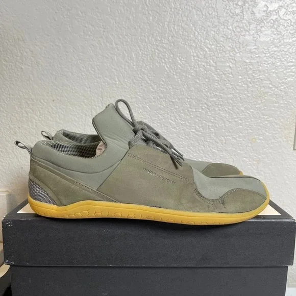 Vivobarefoot Kasana Ghillie Olive Green Kanna Comfort Sneaker Womens 41 EU/10 US