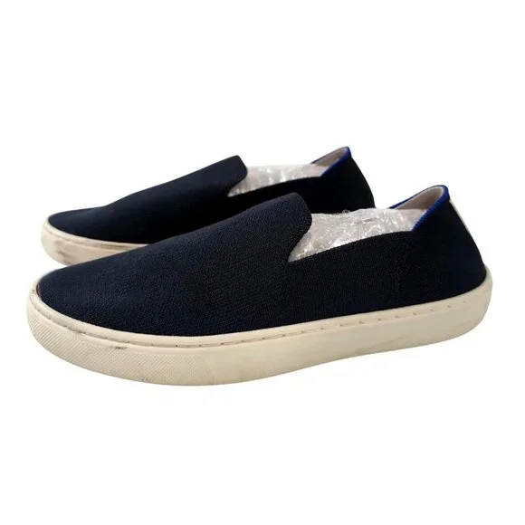 Rothys Original Slip On Sneaker Shoe Womens‎ 6 Blue Casual Everyday Travel