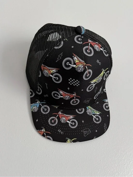Strictly Wild Dirt Bike Trucker Hat Baby 6-18M Snapback Motocross Moto Cap
