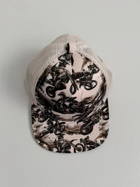 Strictly Wild Baby Trucker Hat 6-18M Snapback Toddler Cap Dirtbike Brown