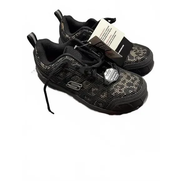Skechers‎ Work Shoes Comp Toe WOMENS SIZE 5.5 BLACK NEW