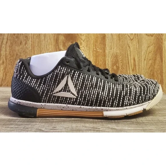 Reebok Speed‎ TR Flexweave Training CrossFit Shoes Women's Size 9 White Black