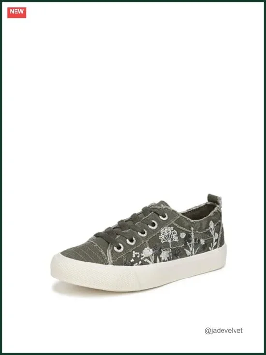 Blowfish Malibu Vivid Canvas Lace-up Flat Sneakers Women's Shoes