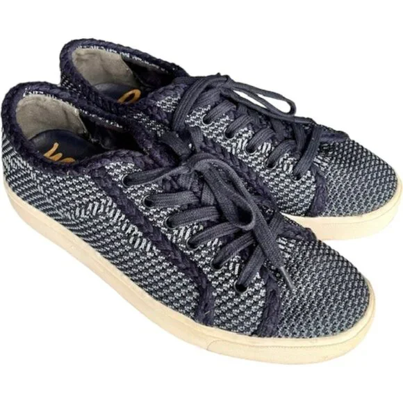 Sam Edelman Elena Knit Sneakers - Baltic Navy/Smokey Blue - 9