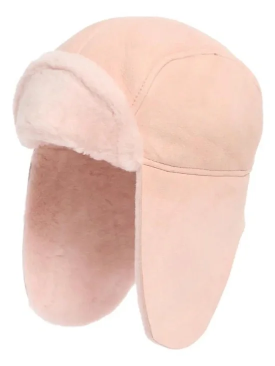 NWT UGG kids Shearling Sheepskin Trapper Hat. Size 2-4 Years.