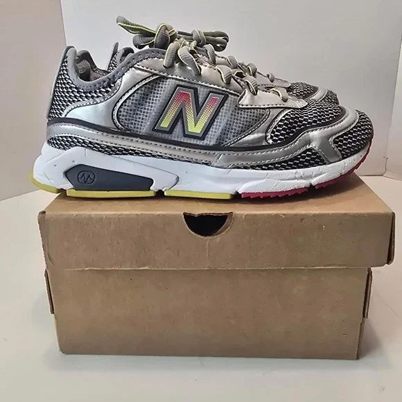 New Balance X Racer Trainers Gray Pink Women's Sneakers - 6 US‎
