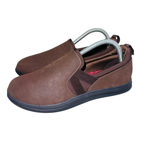 Clarks Cloudsteppers Breeze Bali Women's Size 8 Shoes Brown Slip On Sneakers
