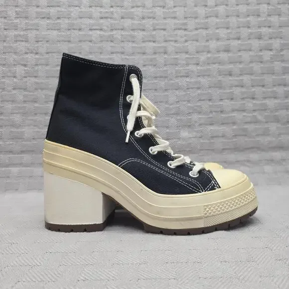 Converse Chuck Taylor All Star 70 Hi De Luxe Heel Black Women Size 9