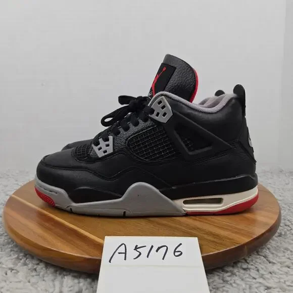 Jordan 4 Retro Kids 6y GS Bred Reimagined Casual Lifestyle Sneaker FQ7213-006