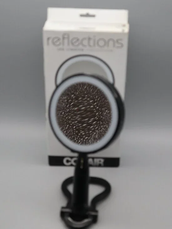 Conair Reflections LED Lighted Vanity Make-Up Mirror 3x/1x Magnification Black