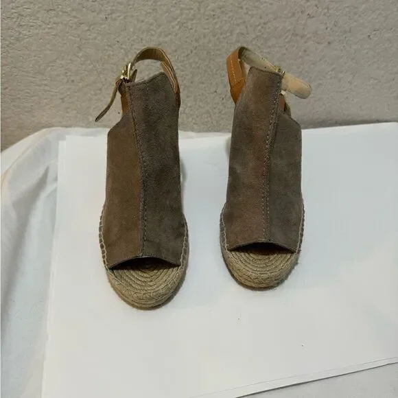 Seychelles 'Charismatic' Suede Wedge Peep Toe