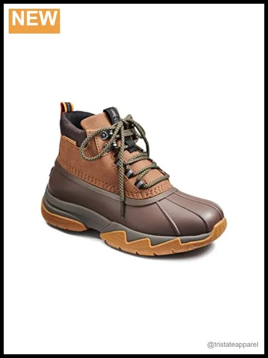 Waterproof Pull-On Ankle Boots Rubber Sole Hiking Women Cushioned Insole