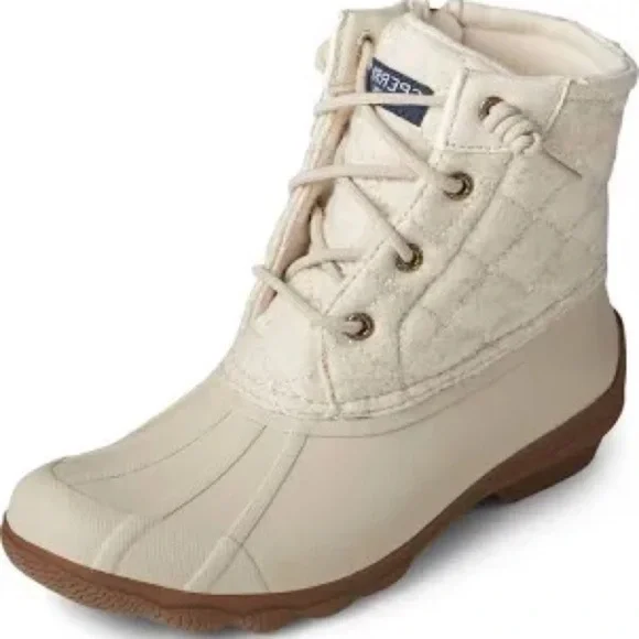 Sperry Syren gulf wool quilted tan size‎ 8