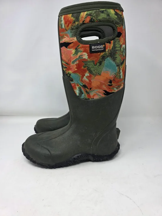 Bogs Mesa Wildbrush Waterproof Winter Rain Boots Womens Size 6 Insulated 5F
