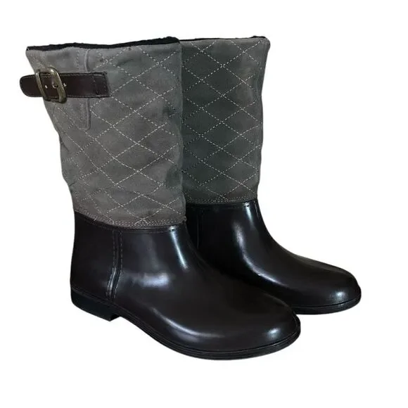 Storm By Cougar Boots Woman’s Size 8 Seville Waterproof Rainboot Mid Hei…