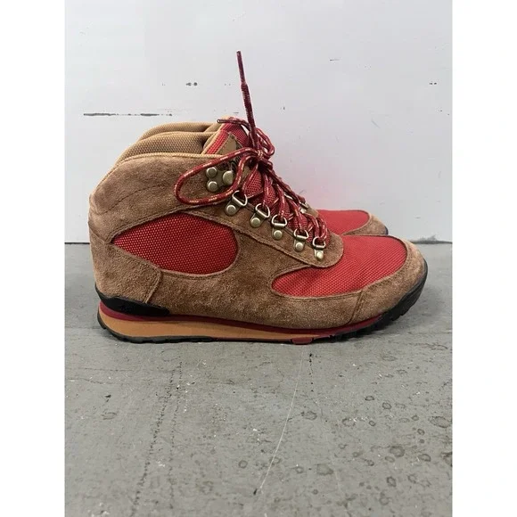 Danner Jag Hiking Boots Women's 9 Brown Red Suede‎ Nylon Trail Outdoor 37357