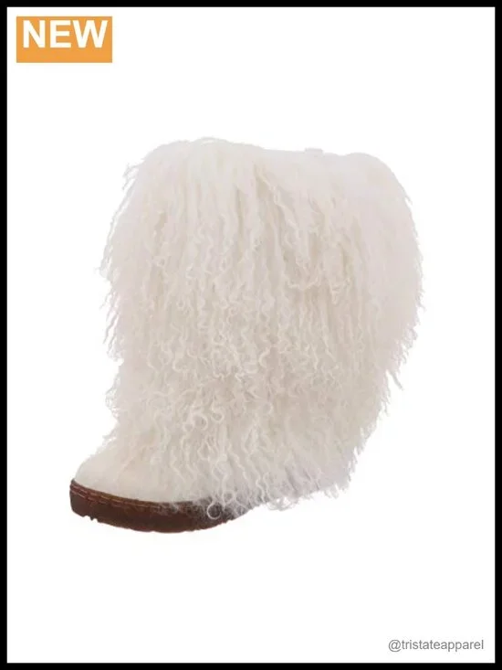 BEARPAW Women's Elle Tall Boots Wide Mid-Calf Fur