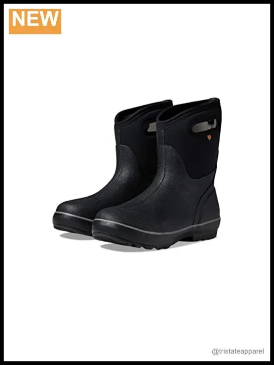 BOGS Classic II Mid Farm Boot - Waterproof Insulated Snow Boots Pull-On