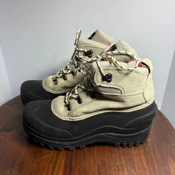 Itasca Boots Womens 11 Tan‎ Granite Snow Hiking Insulated Thermolite Waterproof
