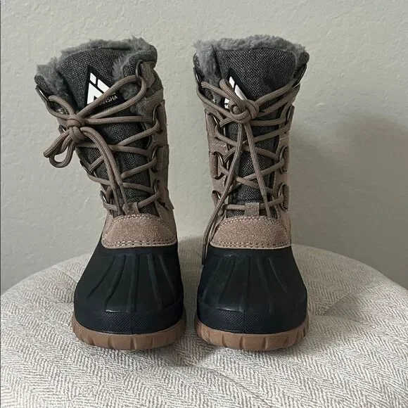 NWOT Mishansha Women's Water Resistant Mid Calf Winter Booties in Size 7