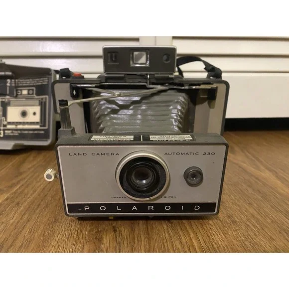 Vintage Polaroid Camera Lot Automatic 230 640 Swinger Kodak‎ Untested 4 Cameras