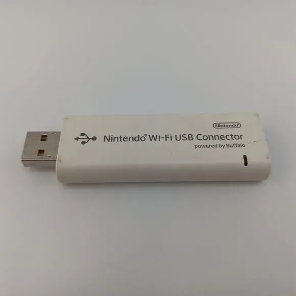 Nintendo NTR-010 (USA) Wi-Fi USB Connector White USB Wireless for DS & Wii