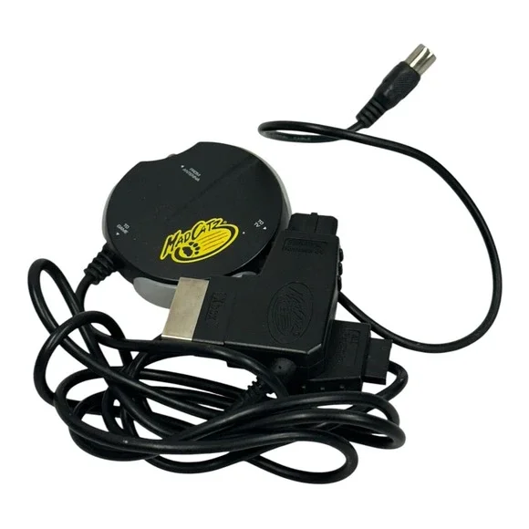 Mad Catz Universal RF Adapter 6004 for Xbox PlayStation N64 GameCube Black
