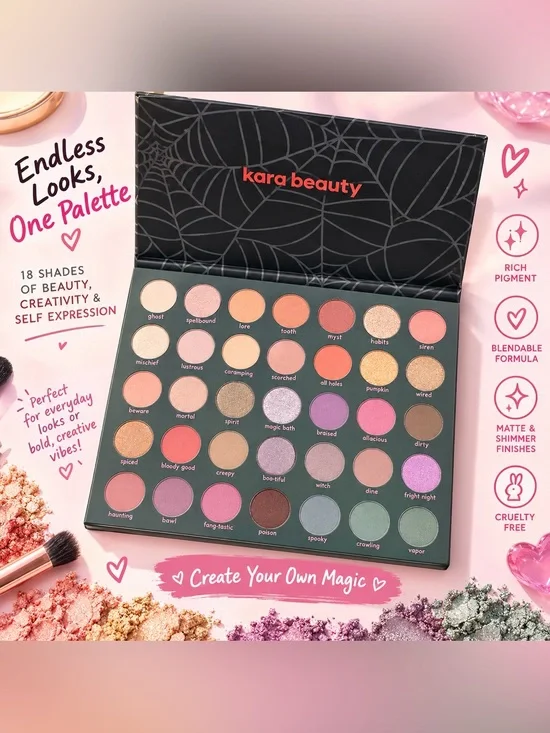 Kara Beauty On The Haunt Eyeshadow Palette