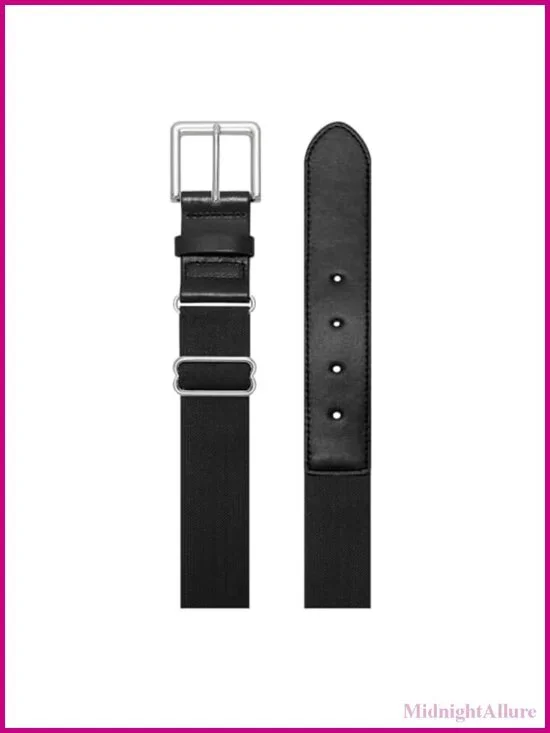 PU Leather Baseball Belt Adjustable Elastic Softball Uniform Belt Youth Adult