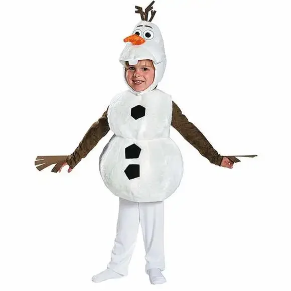 NWT Disguise Disney Frozen Olaf 2pc Halloween Cosplay Costume