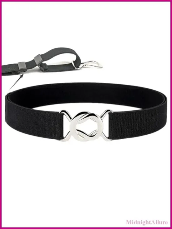 Skinny Elastic Belt Adjustable Waist Belt for Dresses Jeans