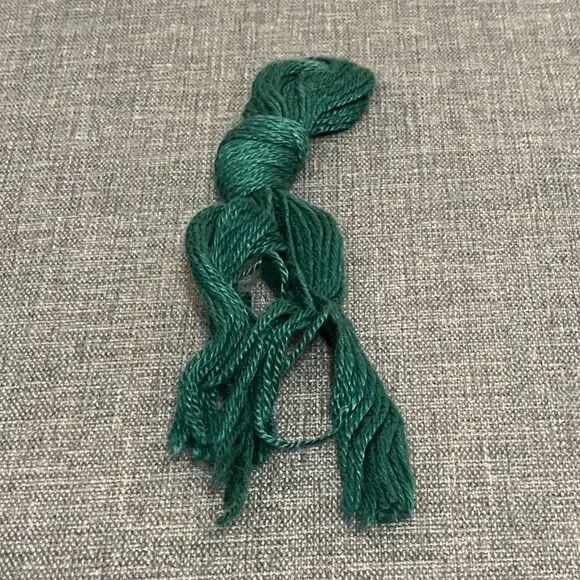 Green Needlepoint Thread Yarn