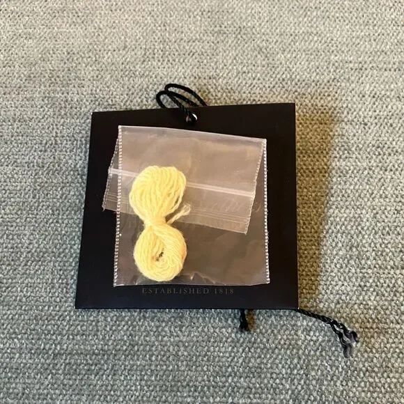 Yellow Brooks Brothers Italian Cashmere Thread